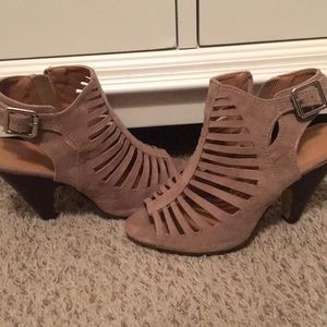 Taupe Heels from Rue21